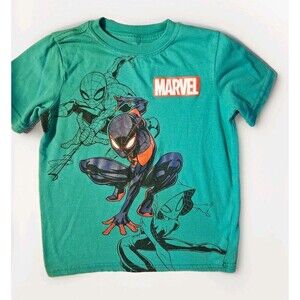 Marvel Spiderman Green T-shirt, Size 3T